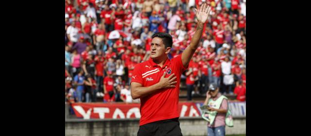 El goleador, otro Botín Poderoso | El argentino Germán Ezequiel Cano se metió en el corazón de los hinchas rojos y, aunque no pudo estar en la final, será una ficha clave para el próximo año. Terminó como goleador. FOTO ARCHIVO