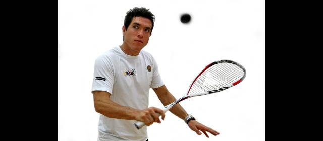 El squash tiene con qué ser olímpico: Miguel Rodríguez | Miguel Rodríguez hoy es 23 del ranquin mundial, el mejor de toda América. FOTO JUAN A. SÁNCHEZ