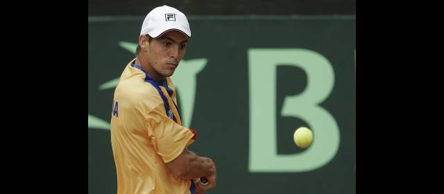 Colombia, sin excusas para no ganar en la Davis | Santiago Giraldo ha jugado tres partidos en cancha dura, y en todos ha salido victorioso. Hoy se enfrentará con Marcel Felder en esta superficie en el inicio de la final americana de Davis. FOTO ARCHIVO
