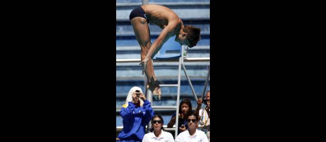 Reyes y Murillo cerraron con oro suramericano para Colombia | El juvenil Juan Sebastián Reyes fue considerado el mejor deportista del Suramericano de clavados. Al lado de Carolina Murillo puso dos oros más para el título colombiano. FOTO MANUEL SALDARRIAGA.