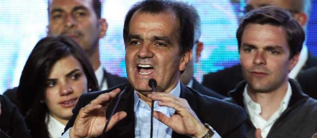 "La voz de siete millones de colombianos" | Óscar Iván Zuluaga vio en los resultados de la jornada electoral el cumplimiento de la "voluntad de Dios". FOTO COLPRENSA
