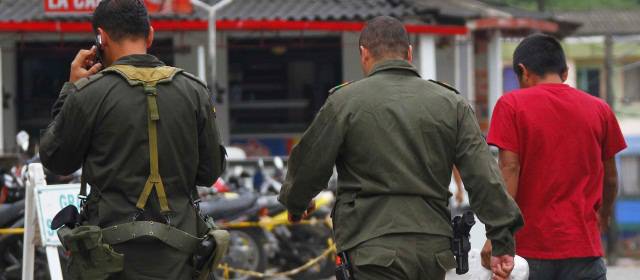 Luis Albeiro González fue quien el pasado viernes se presentó ante las autoridades como único sobreviviente a la supuesta masacre. FOTO RÓBINSON SÁENZ, enviado especial Tarazá
