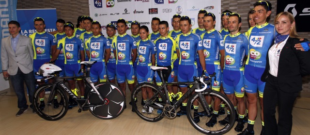 Este miércoles fue presentada la nómina de 20 ciclistas. FOTO HENRY AGUDELO
