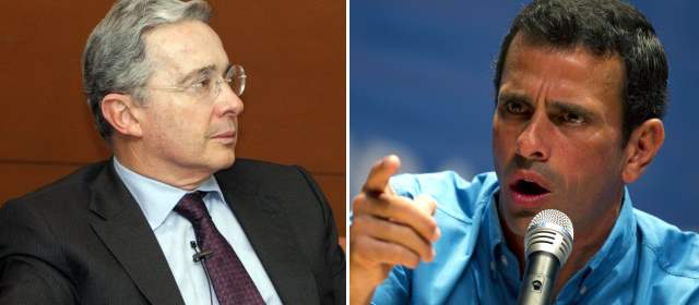 Denuncian en Colombia a Capriles por reunión con Uribe |