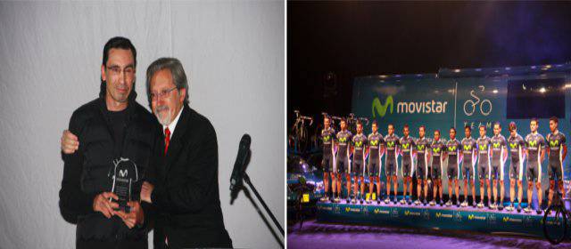 Homenaje a Mauricio Soler en presentación del Movistar | El homenaje a Soler y la presentación del equipo. FOTO CORTESÍA