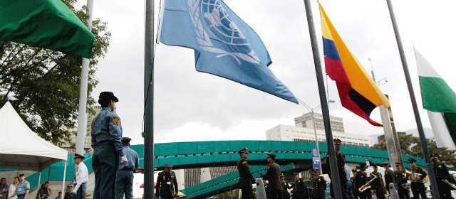 Territorio ONU abre desde hoy sus eventos para todos | El control de Plaza Mayor quedó en manos de los oficiales de las Naciones Unidas. FOTO HERNÁN VANEGAS