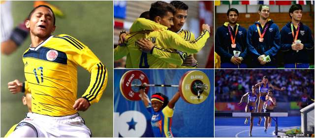 Oro 50 de Colombia llegó con el fútbol | Edwin Ariza, del club Compensar, abrió la cuenta para el triunfo 2-1. FOTO AGENCIAUNO