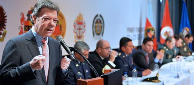 Presidente Santos dice que proceso estaría finiquitado a final de año |
