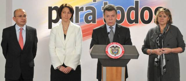 Corte Suprema se alista para elección del fiscal | Cortesía Presidencia de la República | El presidente Santos compareció acompañado de los ternados.