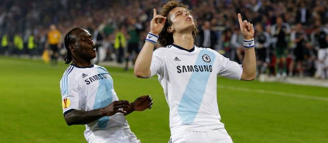 Chelsea derrotó al Basilea 2-1 y definirá la llave en su estadio | El defensor brasileño David Luiz marcó el gol de la victoria en el minuto 94. FOTO AP