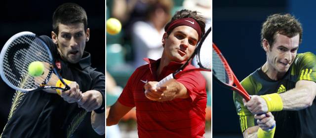 Djokovic, Federer y Murray ocupan el primer podio de la ATP en 2013 | FOTOS ARCHIVO