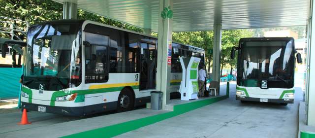 EPM abrirá 5 estaciones más de gas vehicular este año en Valle de Aburrá | En tres semanas estará terminada la estación de gnv que construyó EPM para la flota de Metroplús, al tiempo que Gazel (Terpel) ya suma 35 estaciones en Antioquia. FOTO CORTESÍA Y JUAN A. SÁNCHEZ