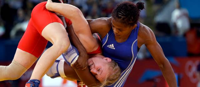Jackeline Rentería ganó bronce en lucha | FOTO AP