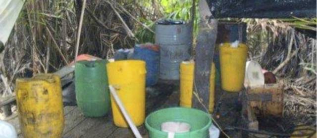 Destruido cristalizadero de coca en el Chocó | FOTO CORTESÍA