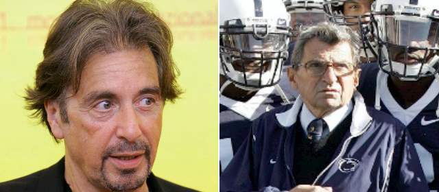 Al Pacino encarnará al histórico y polémico entrenador Joe Paterno |