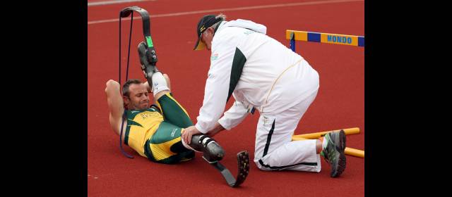 Paralímpicos también tendrán grandes figuras | Hace tres semanas terminó su participación en los Juegos Olímpicos, y Pistorius ya está listo para otro reto. FOTO AP