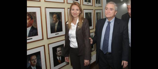 Conservadores serán críticos con presidente Santos | El veterano dirigente Omar Yepes y la líder de juventudes Beatriz Jaramillo asumen las riendas del Partido. FOTO COLPRENSA