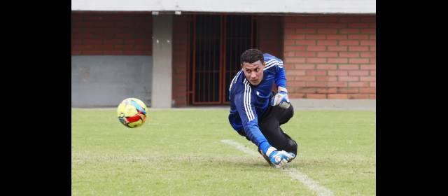 Víctor Soto propone ponerle una clave a la portería del Envigado | Víctor Soto le cree al Envigado en Ibagué. FOTO Mario Valencia
