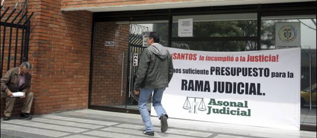 Continúa el paro judicial, Asonal no llegó a un acuerdo con el Gobierno |