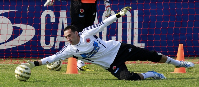 El arquero antioqueño David Ospina ha recibido la confianza de los últimos entrenadores de la Selección Nacional. FOTOGRAFÍA COLPRENSA