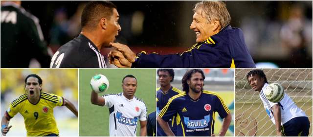 A Colombia le sobra vida para Brasil-2014 | La emoción de Faryd Mondragón y el técnico José Pekerman evidencia la cercanía de Colombia al Mundial. FOTO JUAN A. SÁNCHEZ