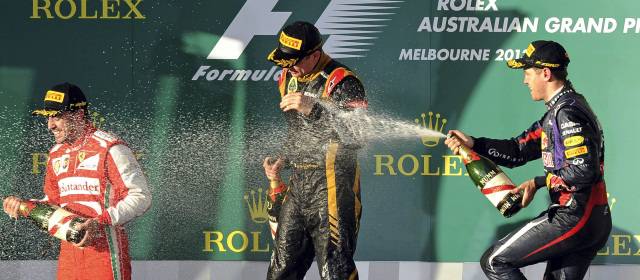 Raikkonen ganó en Melbourne el primer Gran Premio de Fórmula Uno 2013 | Foto: AP