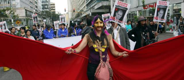 Inició movilización en Bogotá en apoyo a Gustavo Petro |