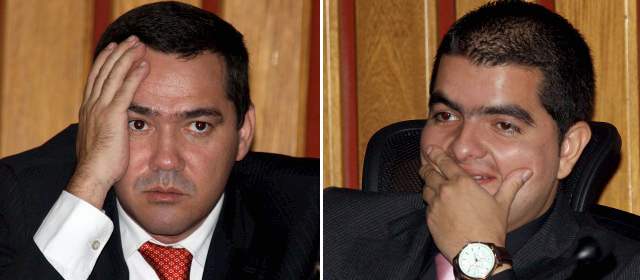 Bedoya, nuevo presidente de la Asamblea | Héctor Garro (izquierda) deja la presidencia y asume Julián Bedoya. FOTO JULIO CESAR HERRERA