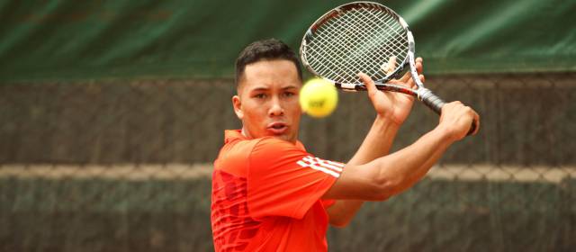 El "profe" se sintió un joven en el ITF Futuro | Édgar Palacio cumplió el sueño de jugar un Futuro. FOTO CORTESÍA