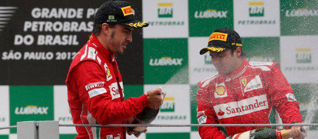 En Ferrari quieren en 2013 un bólido "ganador desde la primera carrera" | Fernando Alonso y Felipe Massa, pilotos de Ferrari. FOTO REUTERS