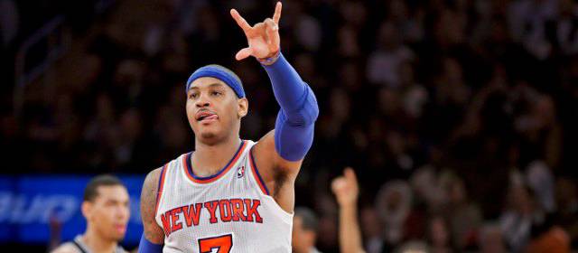 Anthony y Smith pueden con los Spurs y Barea con los Nuggets | Carmelo Anthony, figura de los Knicks. FOTO REUTERS