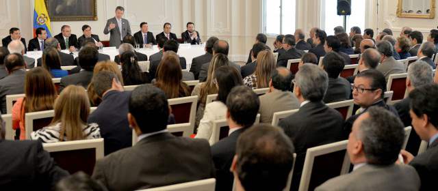 Santos estudió prioridades del Gobierno con partidos de la Unidad Nacional |