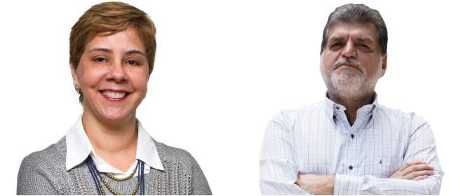 Acopi buscará ganar más presencia en las subregiones de Antioquia | María Elena Ospina Torres, nueva directora de Acopi. Miguel Echeverri Chavarriaga fue director de Acopi por casi 11 años. FOTO ESTEBAN VANEGAS Y EDWIN BUSTAMANTE