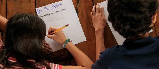 Un pequeño manifiesto para cambiar el mundo | Los niños escribieron un manifiesto para la ciudad. FOTO CORTESÍA