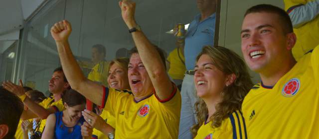 El presidente Juan Manuel Santos estuvo presente en el estadio Metropolitano. FOTO CORTESÍA-SIG