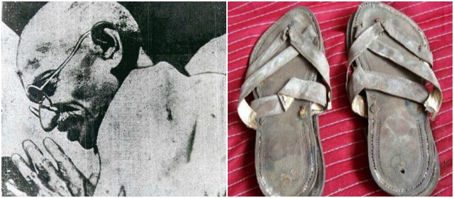 Sandalias de Gandhi fueron subastadas por 33.600 dólares