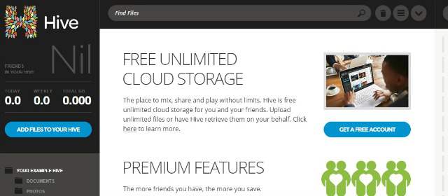 Hive, el nuevo servicio de almacenamiento en la nube | FOTO HIVE