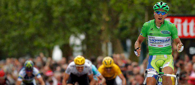 Cancellara sigue al frente y Sagan ganó la tercera etapa | El eslovaco Peter Sagan ganó la tercera etapa. FOTO REUTERS