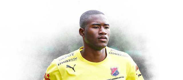 Andrés Mosquera no baja la guardia | Andrés Mosquera, zaguero del Independiente Medellín. FOTO JULIO CÉSAR HERRERA