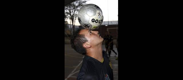 Entre licras y futsala, Jair encontró futuro | Jair Mejía busca coronar otra Liga Argos. FOTO EDWIN BUSTAMANTE