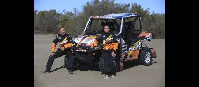 Carlos y Martha, como reyes en el Rali Dakar | El rali Raid de Colombia les ha servido de preparación a Carlos Bustamante y Martha Mariño, quienes consideran que tiene pruebas tan difíciles como el de la Baja Orinoquía. FOTO CARLOS BUSTAMANTE