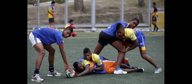 El rugby elegirá a sus seleccionados en febrero | Un grupo de los jugadores de Apartadó estuvo en la concentración de Colombia en Castilla. FOTO MANUEL SALDARRIAGA