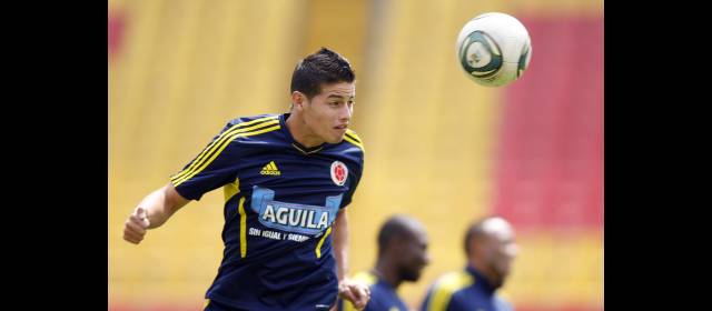 En Selección Colombia, lo bueno no se cambia | James Rodríguez se recuperó de la lesión y es una de las cartas importantes de Colombia en la Eliminatoria. FOTO ARCHIVO