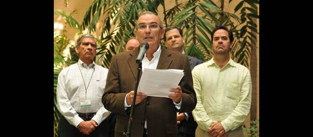 No a autonomía de reservas campesinas | Sin un acuerdo final sobre tierras terminó ayer otro ciclo de negociaciones en Cuba, anunció Humberto de la Calle. FOTO REUTERS