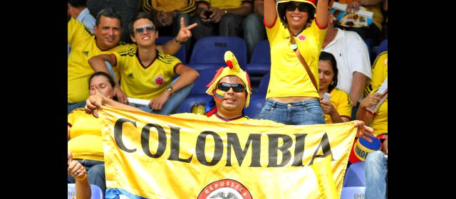 El 5-0, un marcador que le suena a Colombia en Eliminatorias: van 4 | La afición está feliz con las cuatro victorias seguidas de Colombia. FOTO JUAN ANTONIO SÁNCHEZ