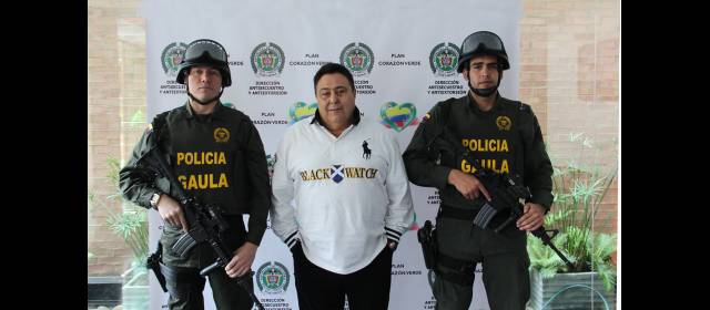 Colombia expulsó hacia Italia al "Pablo Escobar" de Europa | Pannunzi fue deportado ayer a Italia. FOTO CORTESÍA - POLICÍA DE COLOMBIA