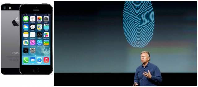 Phil Schiller, vicepresidente senior de marketing mundial de Apple, habló sobre la nueva función de reconocimiento de huellas dactilares iPhone 5S Touch ID de Apple, en el evento de lanzamiento en Cupertino, California 10 de septiembre 2013. FOTO REUTERS