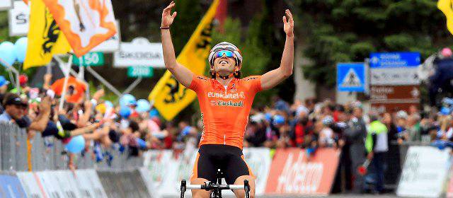 Izaguirre organiza la fiesta naranja y Purito sigue líder | Jon Izaguirre ganó la etapa de este martes. FOTO REUTERS