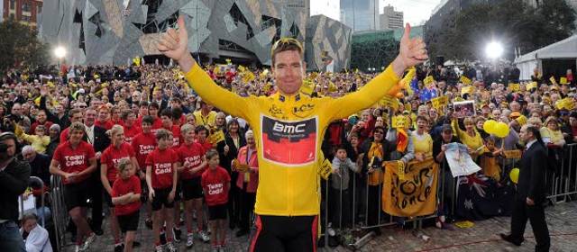 Palmarés del Tour de Francia | Cadel Evans, el vencedor del último Tour de Francia. FOTO AP