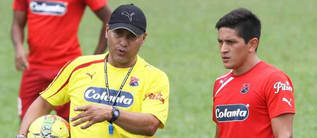Cinco temas en los que el DIM viene fallando | Hernán Torres entrena a doble jornada para revertir la situación del rojo. FOTO hernán vanegas